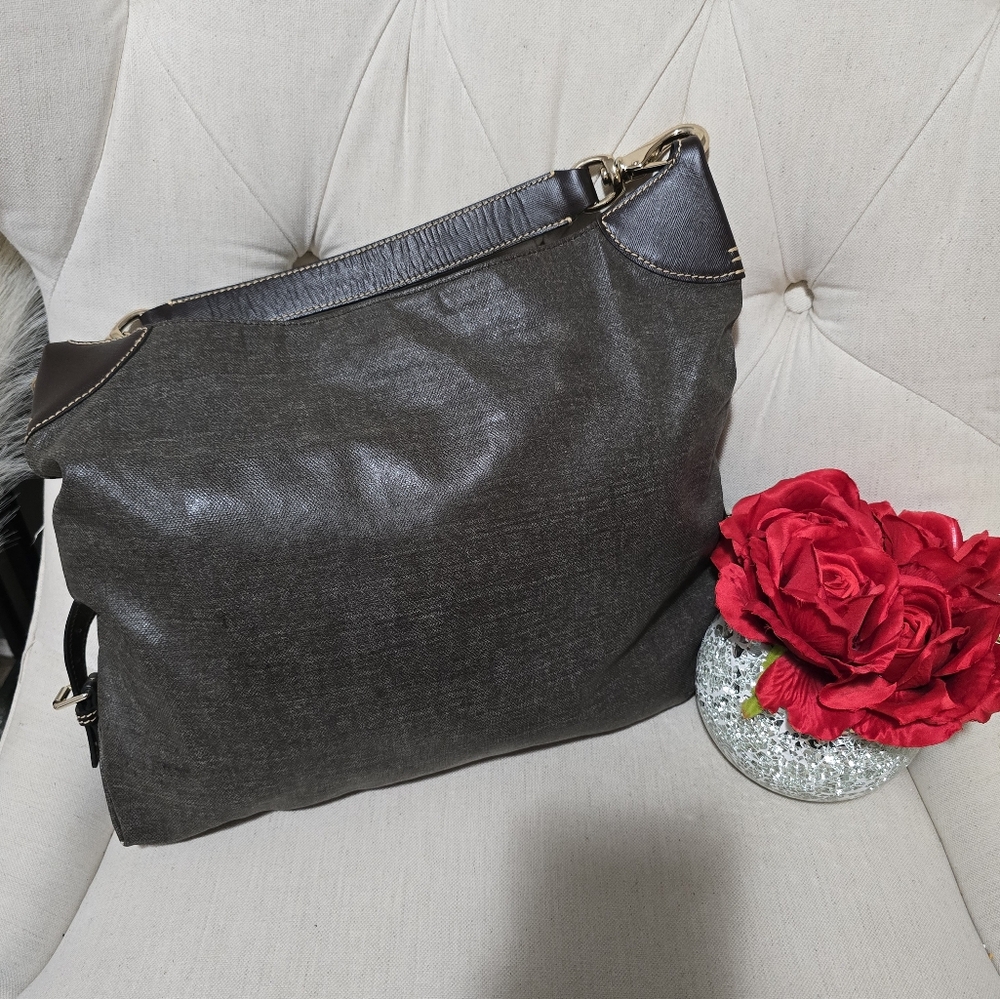 Dooney & Bourke Hobo With Authentication Euc! - image 4